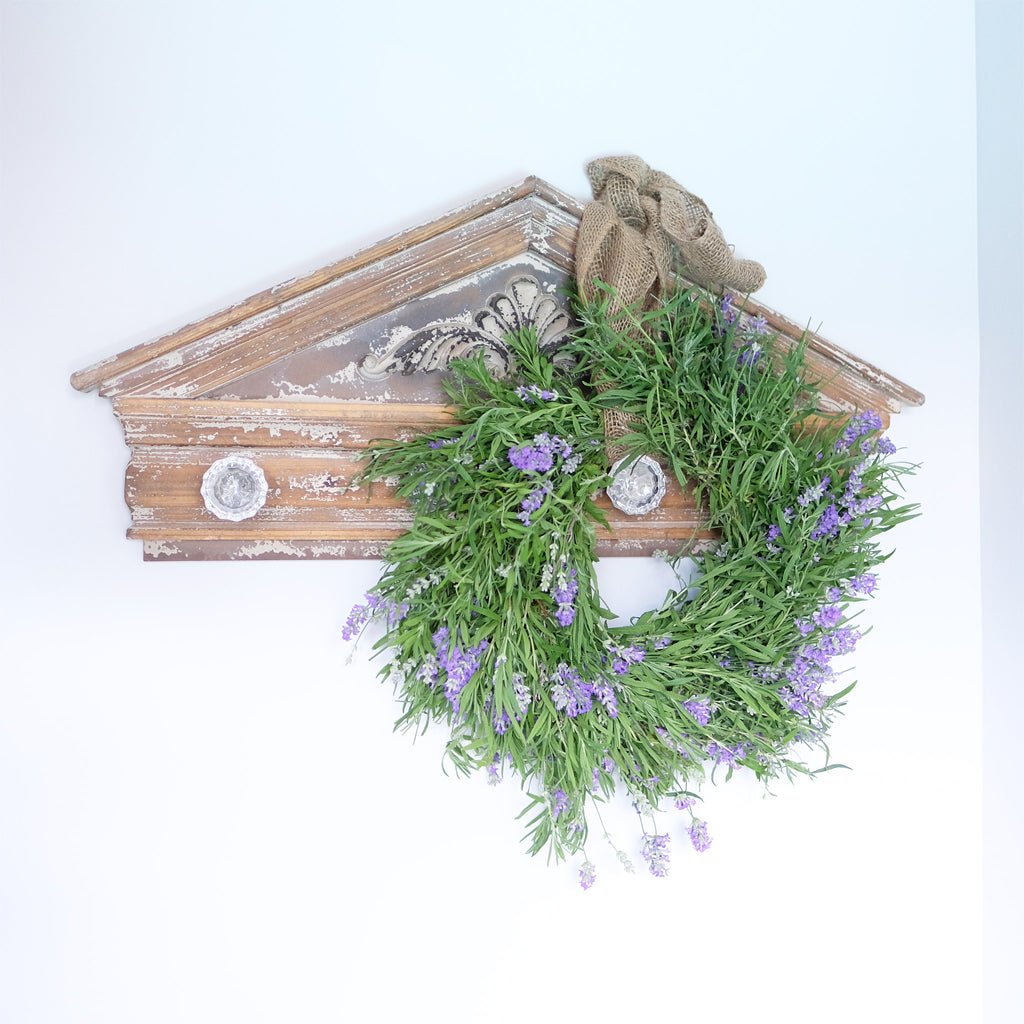 Natural Lavender Wreath, Wreath Making, DIY, Ludylima