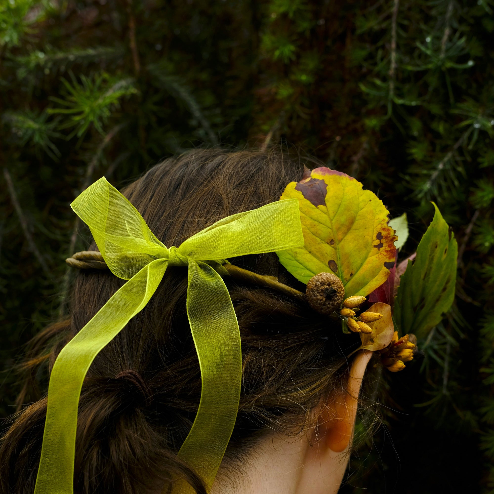 DIY Fall Crown, Fall Floral Crown, DIY Crown, Leaves Crown, Natural Crown